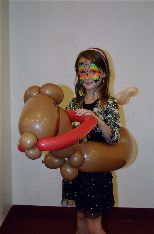 Birthday party balloon artist naples ride inside